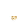 Anel Éole Curled, edição banhada a ouro de carats