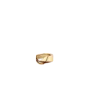 Anel Ormé Edition banhado a ouro com couro camel