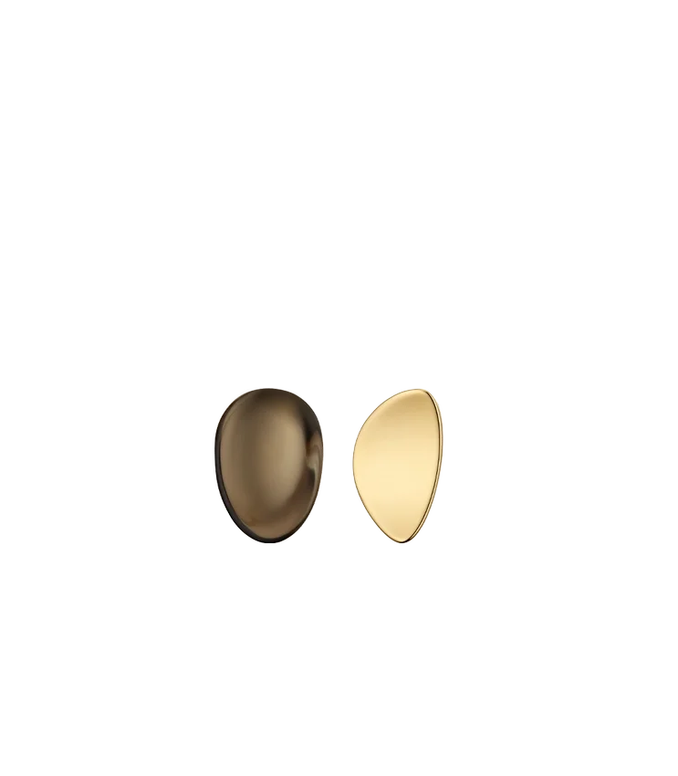 Brincos de pressão Naé Edição Vidro fumado