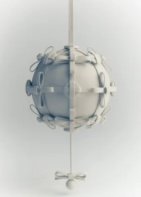 Button Bow Sphere Edition Porcelana