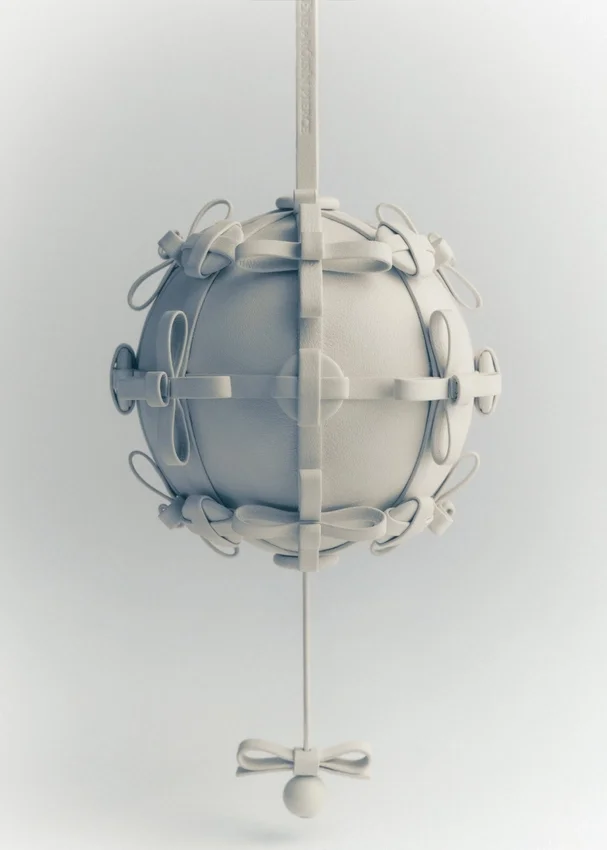 Button Bow Sphere Edition Porcelana