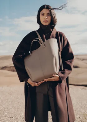 Cyme Tote Edition Taupe Texturado