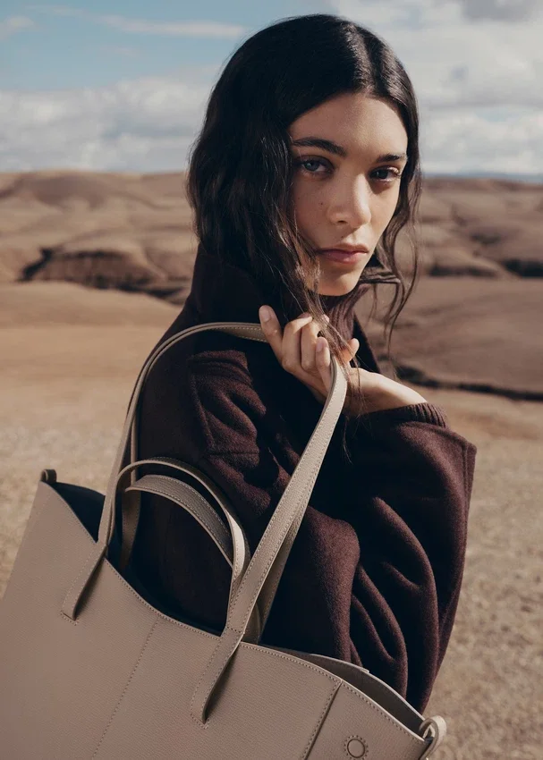 Cyme Tote Edition Taupe Texturado