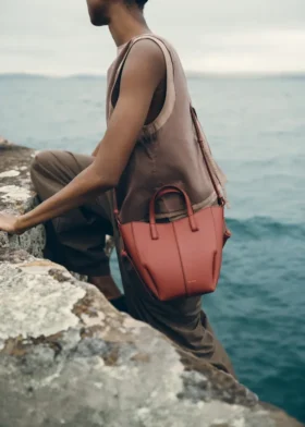 Cyme Tote Nano Edition Terracota Texturada