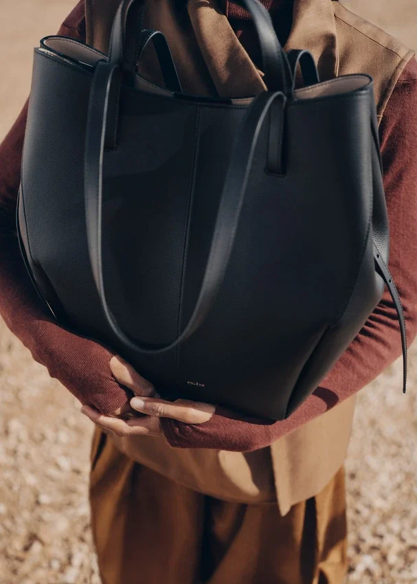 Edição Cyme Tote Preto Texturado