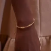 Eroz Bangle Edição banhada a ouro de 24 quilates