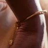 Eroz Bangle Edição banhada a ouro de 24 quilates