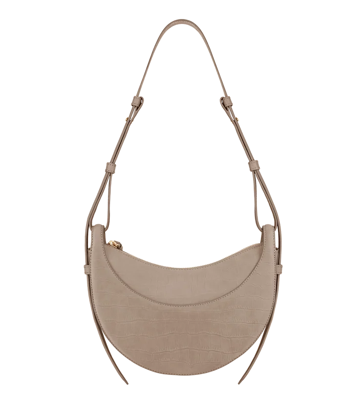 Numéro Dix Edição em Nubuck de Crocodilo Taupe