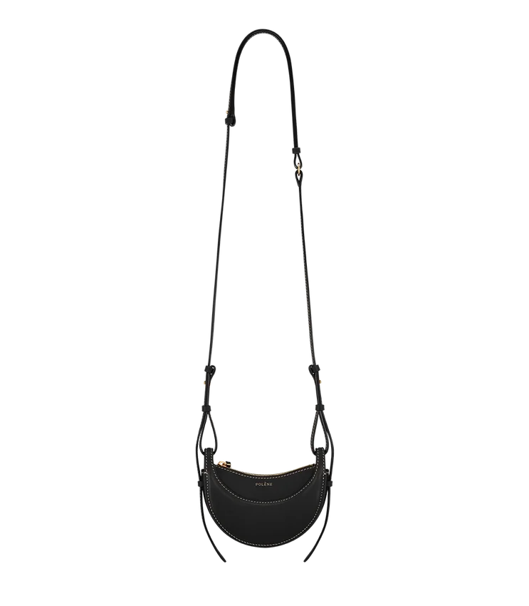 Numéro Dix Micro Edition Preto Liso com Costura em Ecru