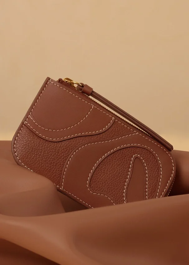 Porta-cartões Atla Edição Duo Cognac