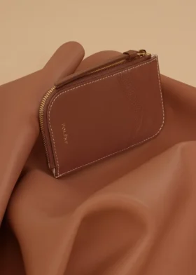 Porta-cartões Atla Edição Duo Cognac