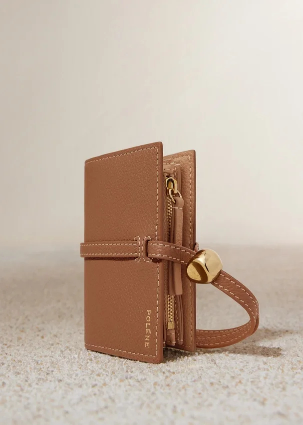 Porta-cartões Kayé Edição Textured Duo Camel