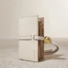 Porta-cartões Kayé Edição Textured Duo Chalk
