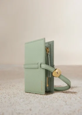 Porta-cartões Kayé Edição Textured Duo Fresh Almond