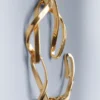 Pulseira de corrente Éole, edição com banho de ouro de um quilate