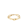 Pulseira de corrente Éole, edição com banho de ouro de um quilate