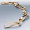 Pulseira de corrente Éole, edição com banho de ouro de um quilate