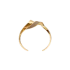 Pulseira Éole Cuff Edição em Couro Taupe
