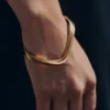 Pulseira Éole, Edição banhada a ouro
