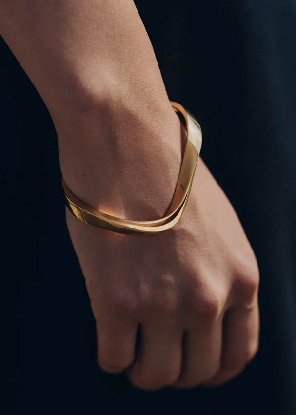 Pulseira Éole, Edição banhada a ouro