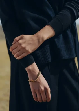 Pulseira Éole, Edição banhada a ouro