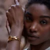Pulseira Éole, edição banhada a ouro de 24 quilates