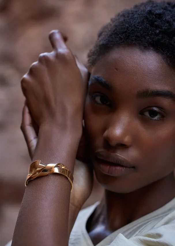 Pulseira Éole, edição banhada a ouro de 24 quilates
