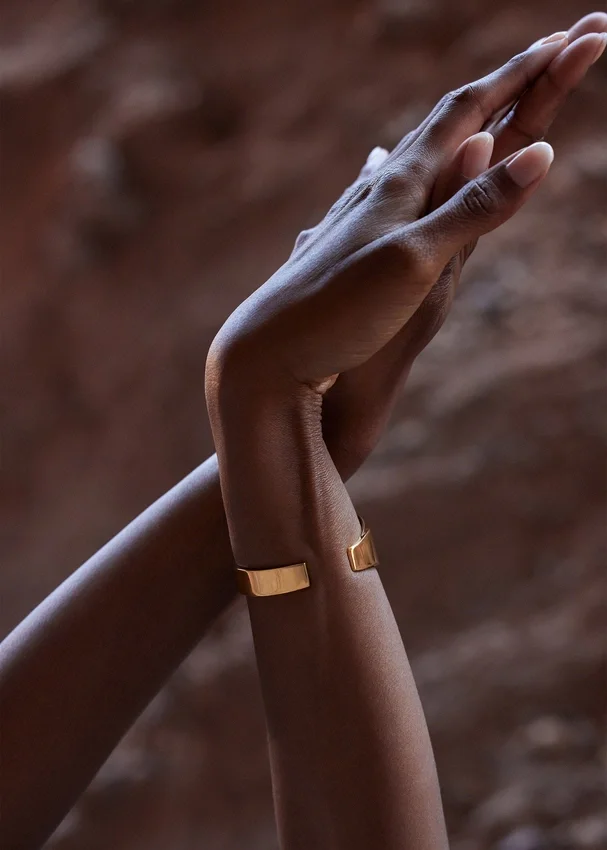 Pulseira Éole, edição banhada a ouro de 24 quilates